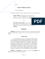 Deed of Absolute Sale: RESURRECCION, Kimberly R. Jd4A