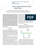 Review Paper On Water Leakage Detection in Pipes Using Sensors