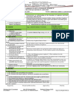 Daily Lesson Plan in Science Grade 8 SECOND QUARTER SY: 2019-2020