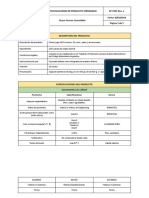 Especificaciones Grasa