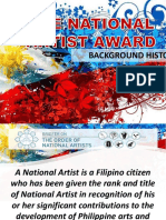 National Artist Background