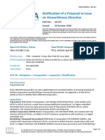 Notification of A Proposal To Issue An Airworthiness Directive