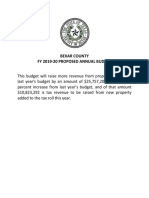 FY 2019-20 Proposed Budget