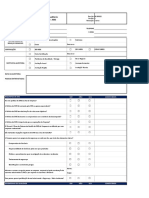 Check List de Avaliação de Fornecedores