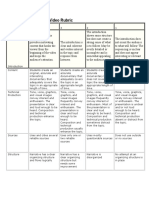 Documentary Rubric and Outline