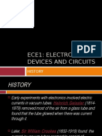 Ece1: Electronics Devices and Circuits: History