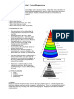 Lesson 3.: Edgar Dale's Cone of Experience