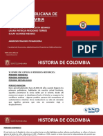 Epoca Republicana Colombia