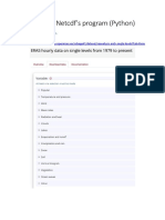 Manual For: Netcdf's Program (Python) : 1. About The Data