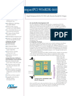 Compactpci 9056Rdk-860: Rapid Development Kit For Pci 9056 With Motorola Powerquicc Designs