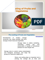 Precooling of Fruits and Vegetables - Edited