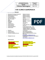 Silabo de Clinica Quirurgica 2019 Mod