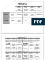 Horario 4 B