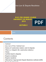 M.SC (PM) Dispute Resolution Lecture