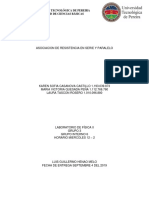 Asociacion de Resistencia en Serie y Paralelo