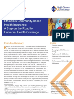 Ethiopia's Community-Based Health Insurance: A Step On The Road To Universal Health Coverage