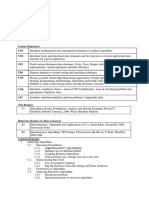 Course Objectives: CO1 CO2