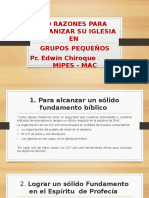 10 Razones para Organizar Su Iglesia en GP