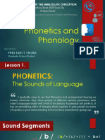 Phonetics and Phonology