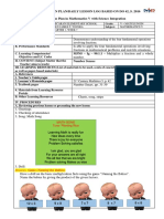 Daily Lesson Plan/Daily Lesson Log Based On Do 42, S. 2016 Lesson Plan in Mathematics V With Science Integration