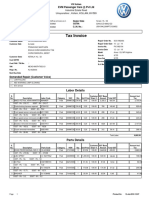 Service Invoice 5444