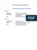 List of Exp Microprocessor Upto Week 3 PDF