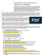 Textos Argumentativos Y Expositivos: Curso Intensivo de Preparación para El Examen de Nombramiento 2019