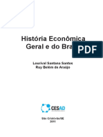 História Econômica Geral e Do Brasil