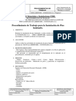 Procedimientos de Trabajo Mayo - Pisos Laminados