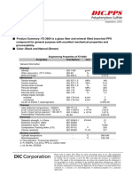 Product Summary: FZ-3600 Is A Glass Fiber and Mineral Filled Branched PPS