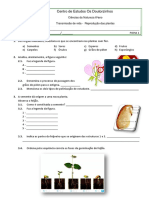 Ficha 1 Ciências 6ºano