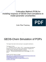 Probabilistic Collocation Method (PCM) For Modeling Response of GEOS-Chem Simulations To Model Parameter Uncertainties