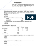 Intermediate Accounting I - Inventories