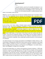 Do Dynasties Deter Development?: By: Cielito F. Habito - @inquirerdotnet