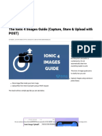 The Ionic 4 Images Guide (Capture, Store & Upload With POST) - Devdactic