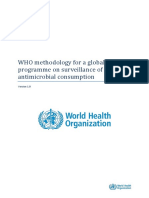 WHO Methodology For A Global Programme On Surveillance of Antimicrobial Consumption