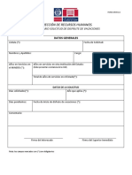 Formulario Solicitud de Disfrute de Vacaciones 2019