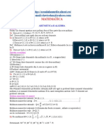 MATEMATICA Sinteza Algebra Si Geometrie