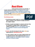 The ELISA Procedure: Allow For Multiple Analytes Per Well, Highly Sensitive Readouts, and Direct Cell-Based Output