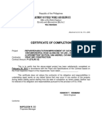 Certificate of Completion