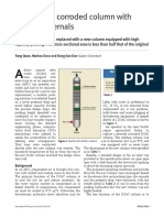 Replacing A Corroded Column With Packing Internals