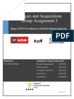 Merger of ING Vysya Bank Ltd. With Kotak Mahindra Bank Ltd.