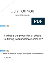 Quiz For You: by Aiesec in JB