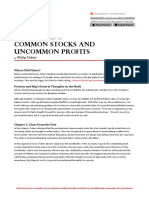 Common Stocks and Uncommon Profits: Philip Fisher