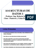 Listas Enlazadas de Estructuras de Datos