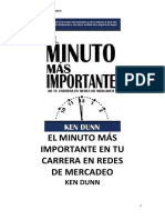 30 El Minuto Ma S Importante en Ru Carrera de Redes de Mercadeo Ken Dunn PDF