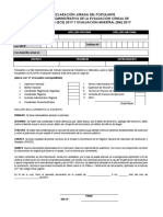 Declaración Jurada Del Postulante PDF