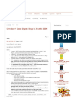 Crim Law 1 Case Digest: Diego V. Castillo 2004 Our Bookshelf