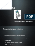 Robotics: Where AI Meets Real World