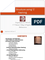 Data Structure Using 'C' Hashing: Department of CSE & IT C.V. Raman College of Engineering Bhubaneswar